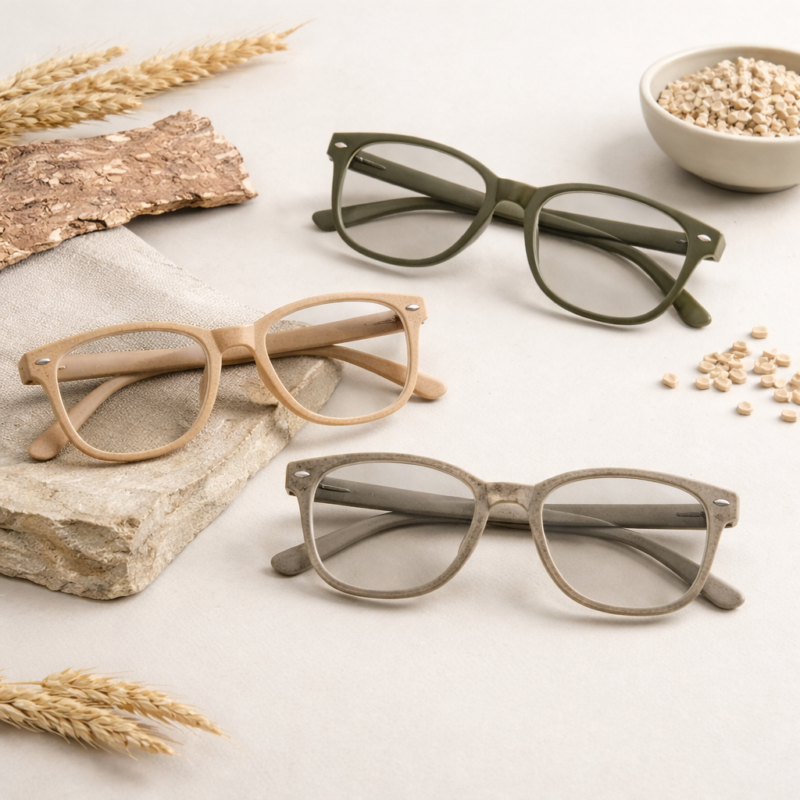 Sustainable Glasses Bio-based Eyewear Factory