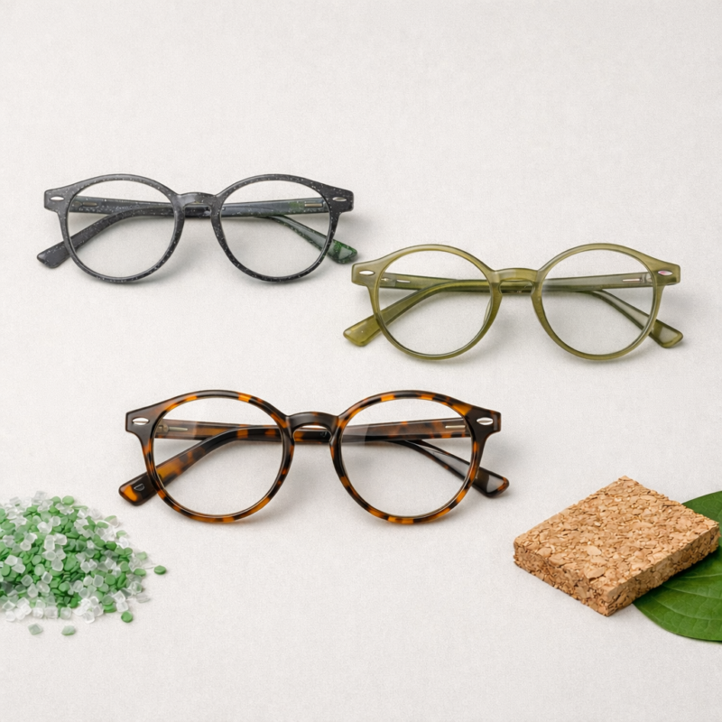 Eco Friendly Eyeglasses Recycled Plastic Glasses