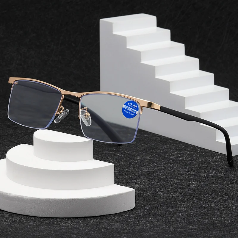 Blue Light Mens Readers Prescription Reading Glasses