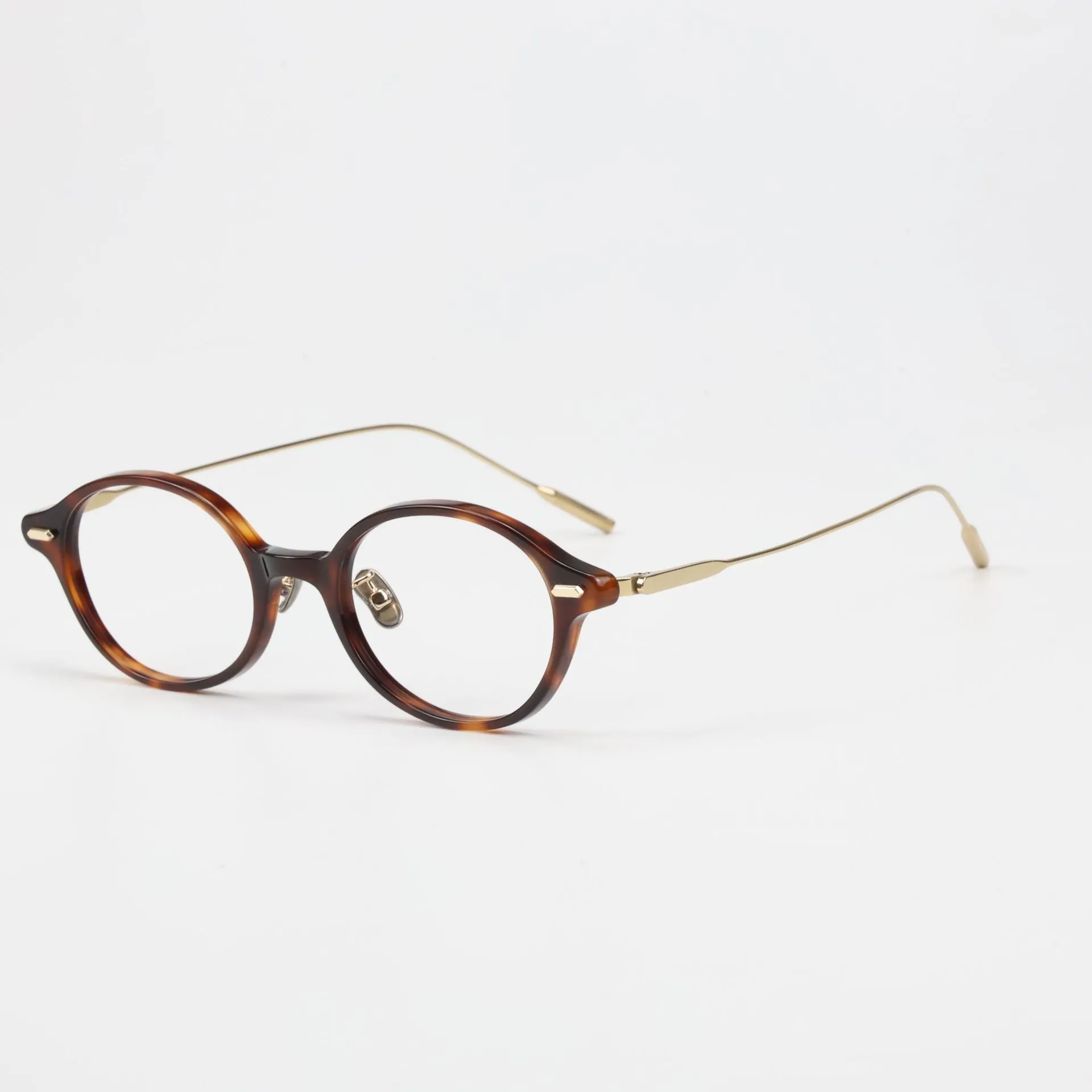 Acetate and Titanium Spectacle Eyeglasses Frame Wholesale