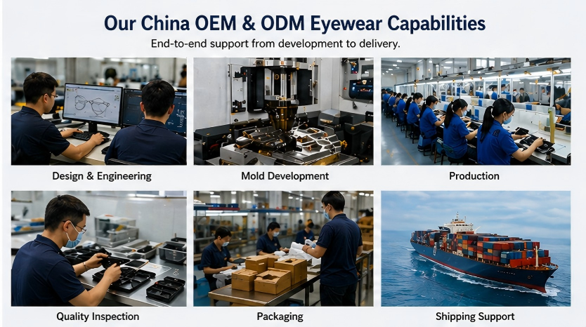 China eyewear factory