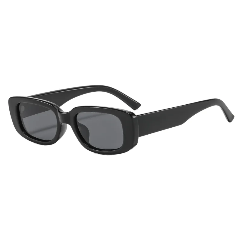 Vintage rectangle polarized sunglasses manufacturer with TAC UV400 lenses for OEM wholesale