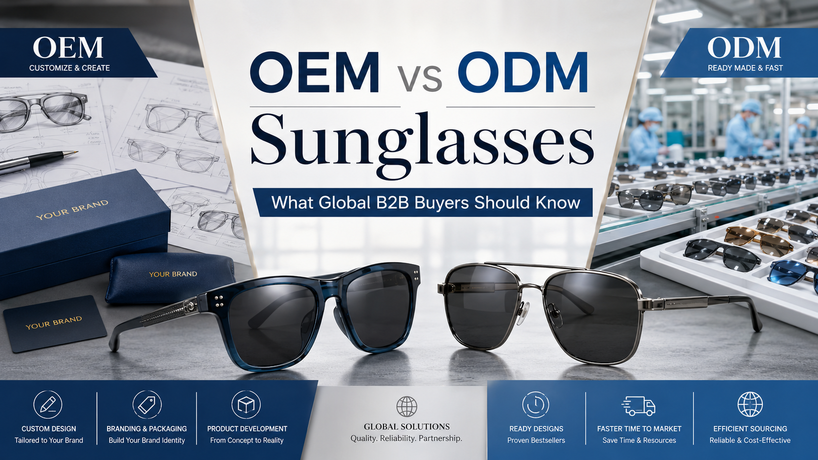 OEM vs ODM Sunglasses What B2B Buyers Should Know Before Ordering